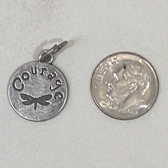 Kelly Rae Roberts silver-tone charm "courage" - Picture 4 of 5